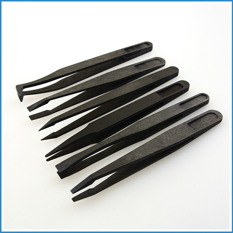 Diy Electronics Repair - Anti-Static Carbon Fiber Tweezers Kit ESD