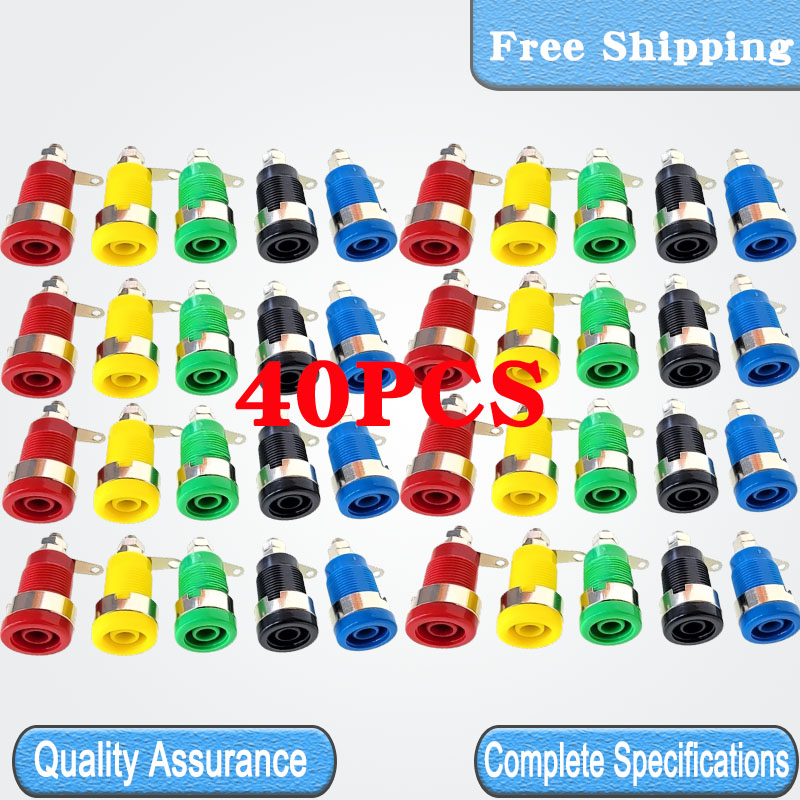 Diy Electronics Tool Kit - 40PCS 4mm 32A Banana Socket Terminal