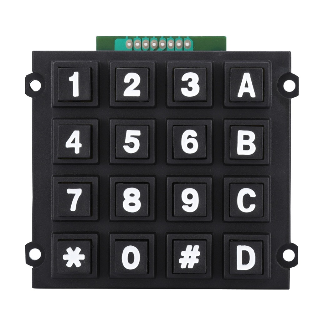 Diy Electronics Uk - Practical 4x4 Keyboard Module 16 Keys