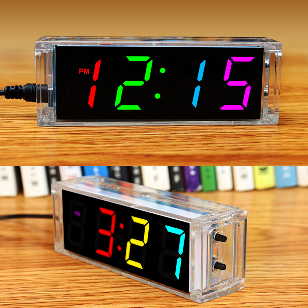Diy Electronics Tool Kit - Digital Tube DIY Clock Kit Temperature