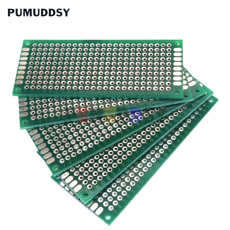 Diy Electronics Breadboard - 5PCS/LOT 3X7cm Double Side Prototype pcb