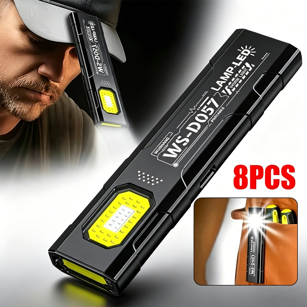 Diy Lamp Electronics - Powerful Mini COB Keychain Flashlight 5