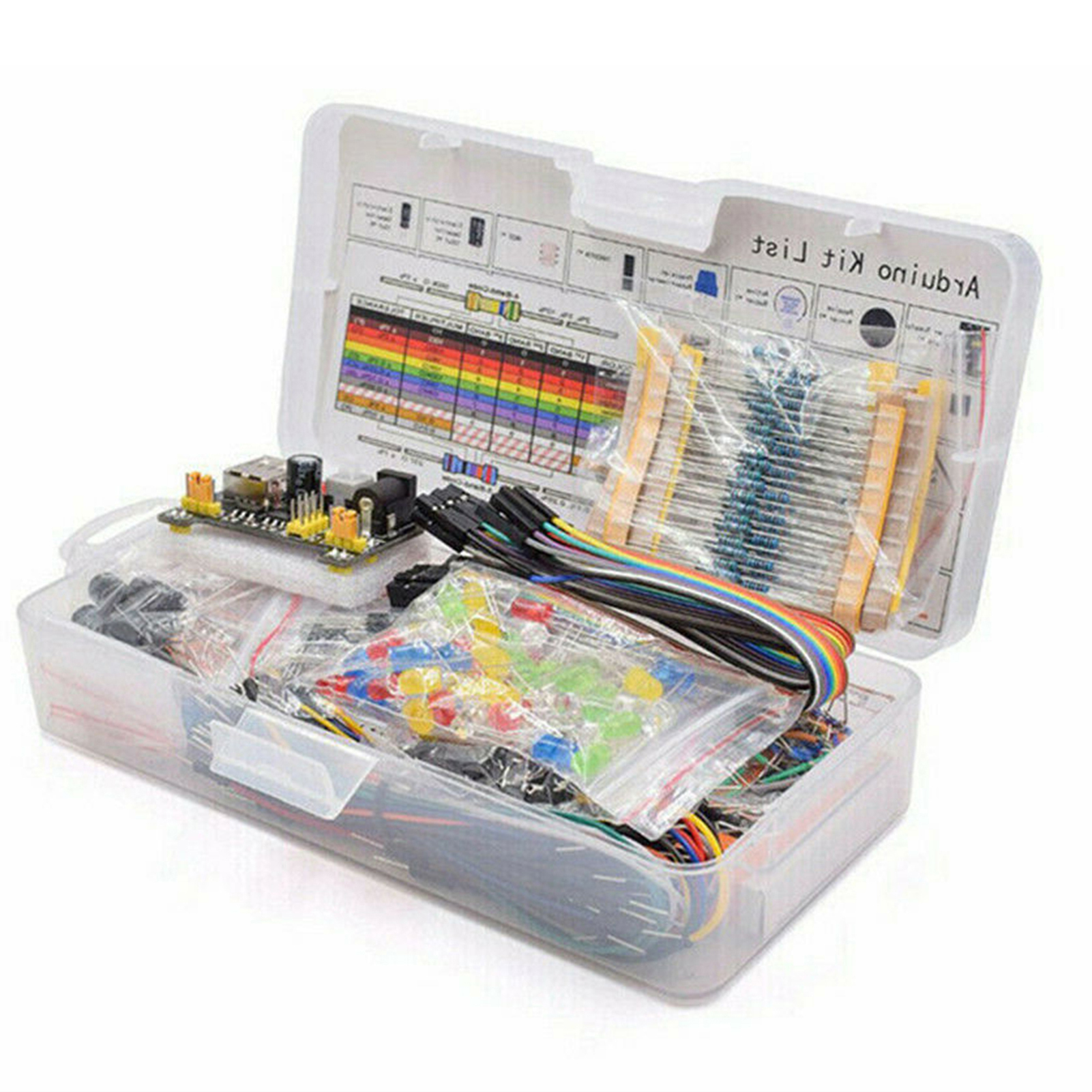 Diy Electronics Breadboard - Electronic Components Kit 830 Connect Points