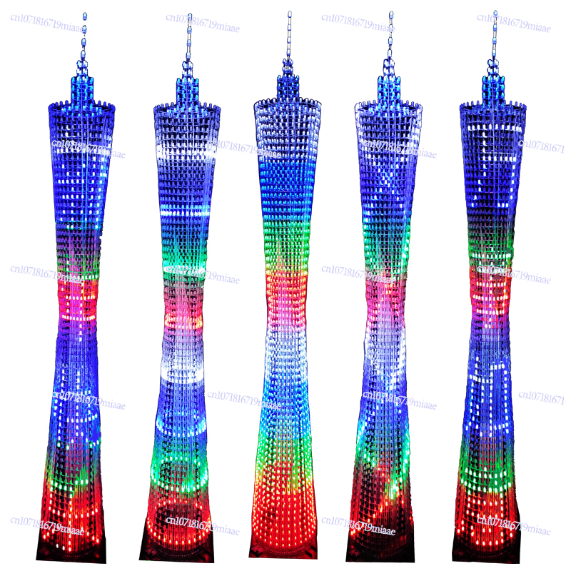 Diy Electronics Tool Kit - 64-Floor Canton Tower DIY Kit LED