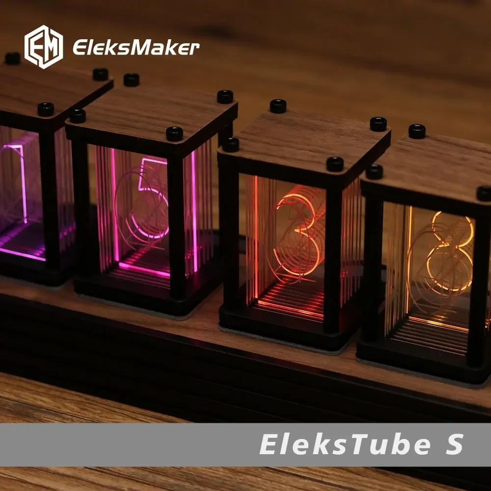 RGB Nixie Tube Clock DIY Table - Diy Electronics Gift Ideas のレビューと価格
