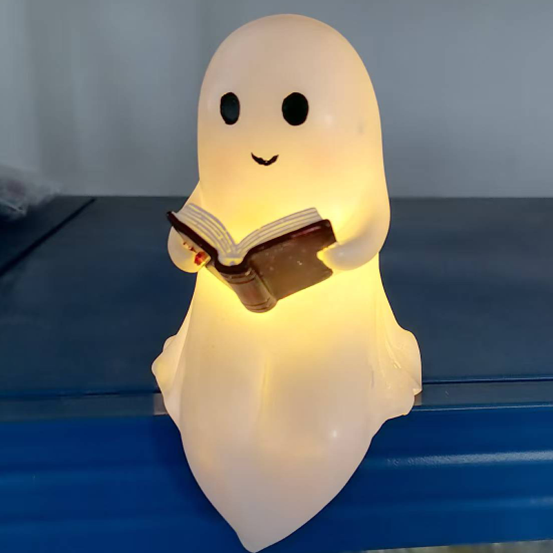 New Cute Ghost Reading Book La - Diy Halloween Electronics のレビューと価格