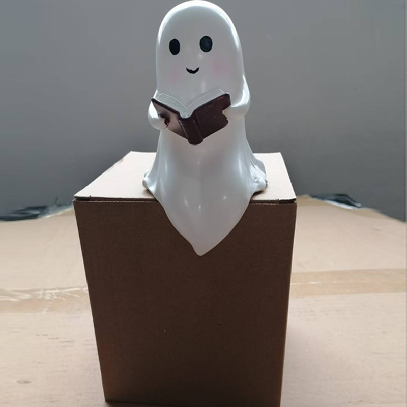 New Cute Ghost Reading Book La - Diy Halloween Electronics のレビューと価格