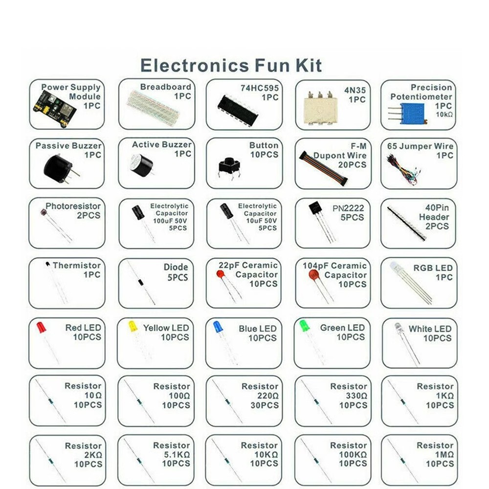 DIY Project Starter Kit For Ar - Arduino Uno Starter Kit のレビューと価格