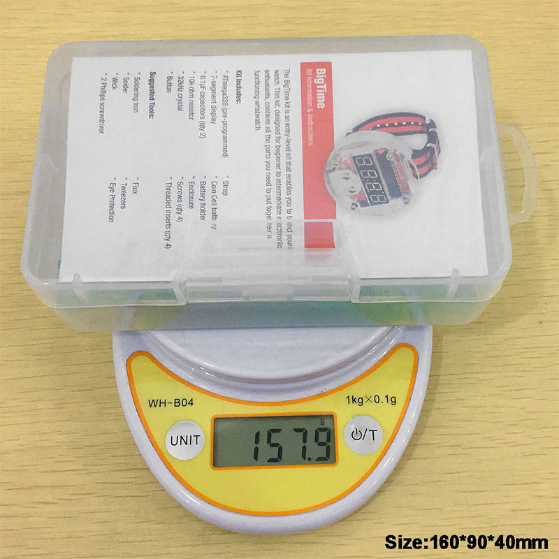Single Chip LED Kit Clock DIY  - Diy In Electronics のレビューと価格