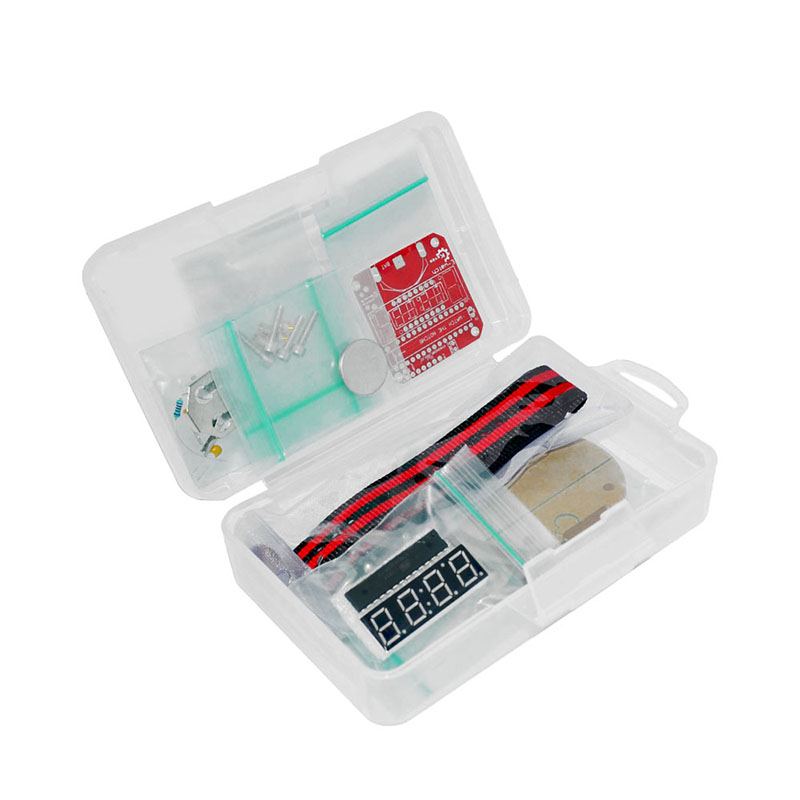 Single Chip LED Kit Clock DIY  - Diy In Electronics のレビューと価格
