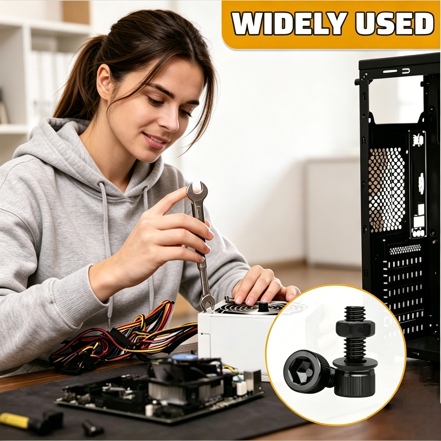 M3 Black Hex Socket Head Cap S - Diy Electronics Tool Kit のレビューと価格