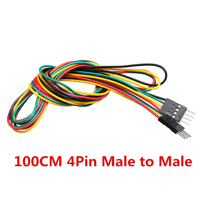 10pcs/lot 4pin 100cm M-M / M-F - Diy Electronics Breadboard のレビューと価格