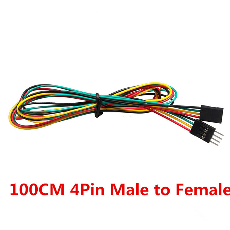 10pcs/lot 4pin 100cm M-M / M-F - Diy Electronics Breadboard のレビューと価格