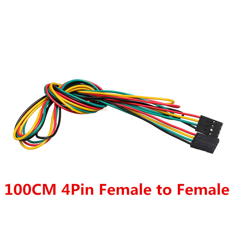 10pcs/lot 4pin 100cm M-M / M-F - Diy Electronics Breadboard のレビューと価格