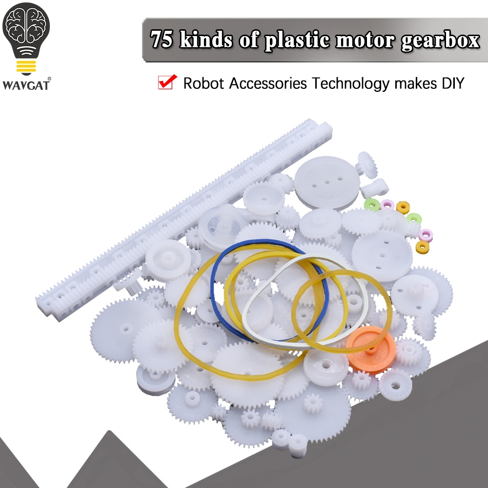 WAVGAT 75PCS/lot Plastic Gear, - Diy Electronics Rack のレビューと価格