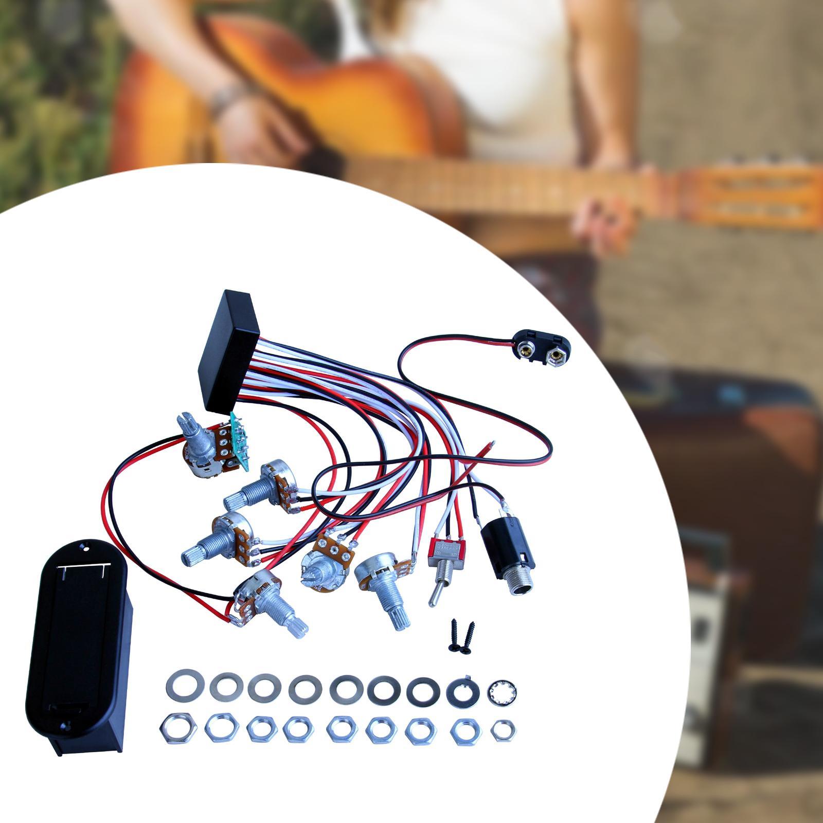 3 Band Active Passive Pickup R - Diy Guitar Electronics Kit のレビューと価格