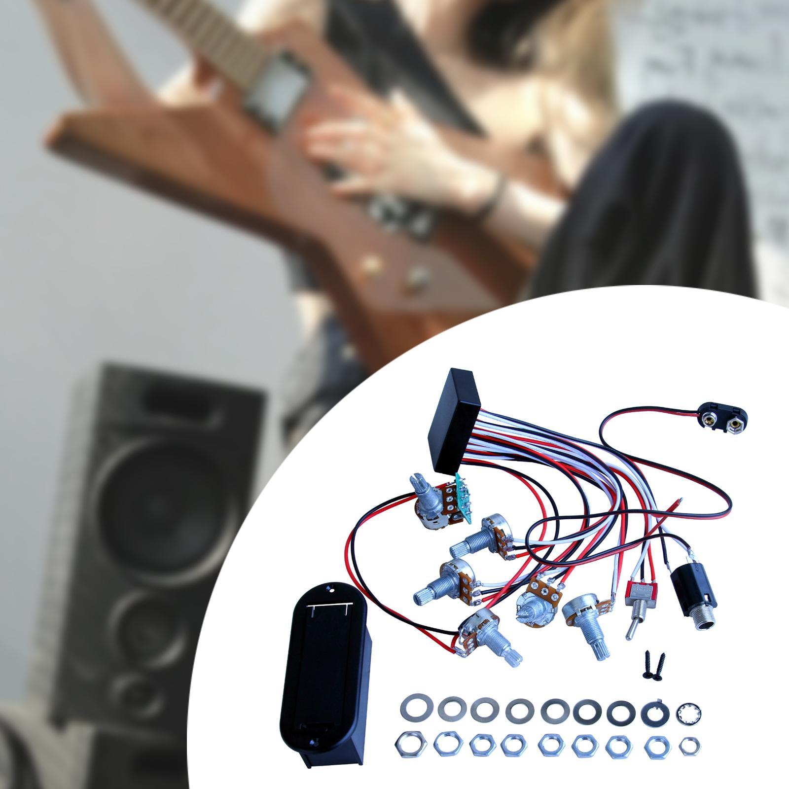 3 Band Active Passive Pickup R - Diy Guitar Electronics Kit のレビューと価格