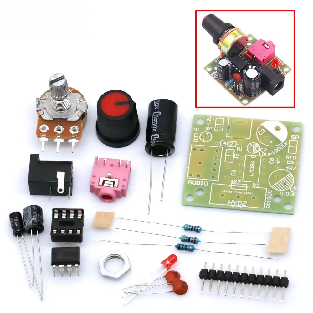 3V-12V LM386 Mini Power Amplif - Diy Guitar Electronics Kit のレビューと価格