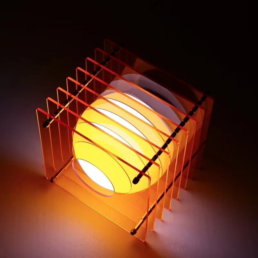 DIY Acrylic Thousand Layer Lam - Diy Lamp Electronics のレビューと価格