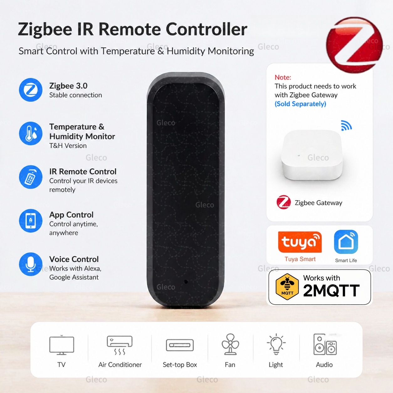 Zigbee Smart IR Remote Control - Ir Infrared Receiver のレビューと価格