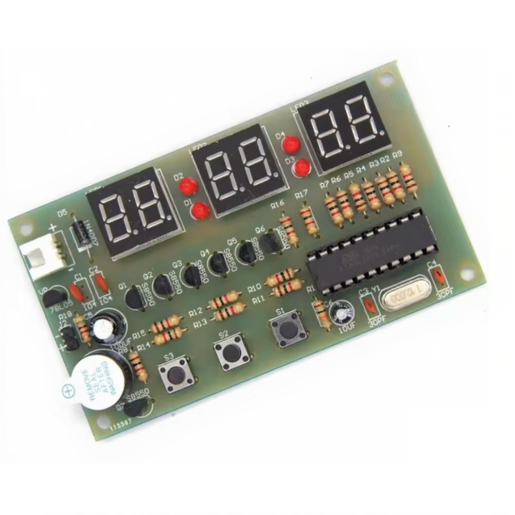 12V Digital Clock DIY Kit Alar - Useful Diy Electronics のレビューと価格
