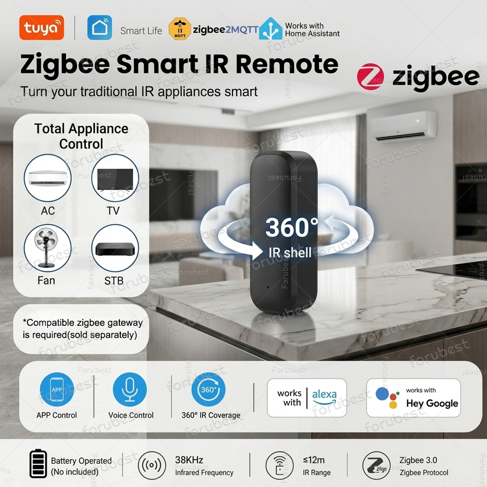 Zigbee IR Remote Control Wirel - Ir Infrared Receiver のレビューと価格