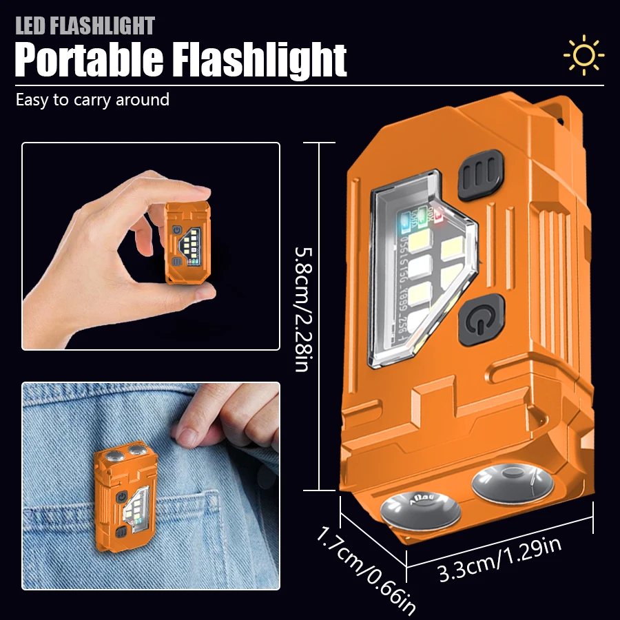 Mini Keychain EDC Flashlight R - Diy Lamp Electronics のレビューと価格