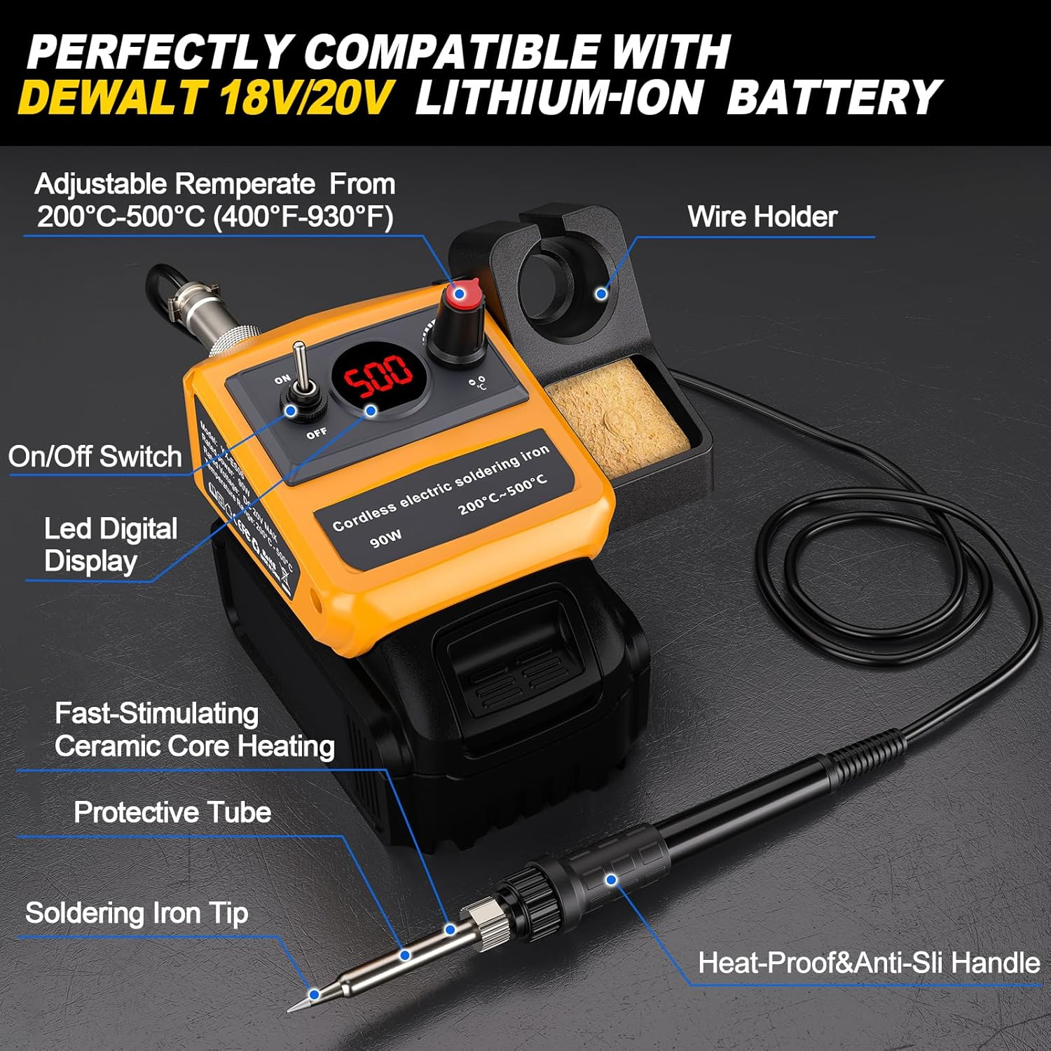 NEW Cordless Soldering Iron fo - Diy Electronics News のレビューと価格