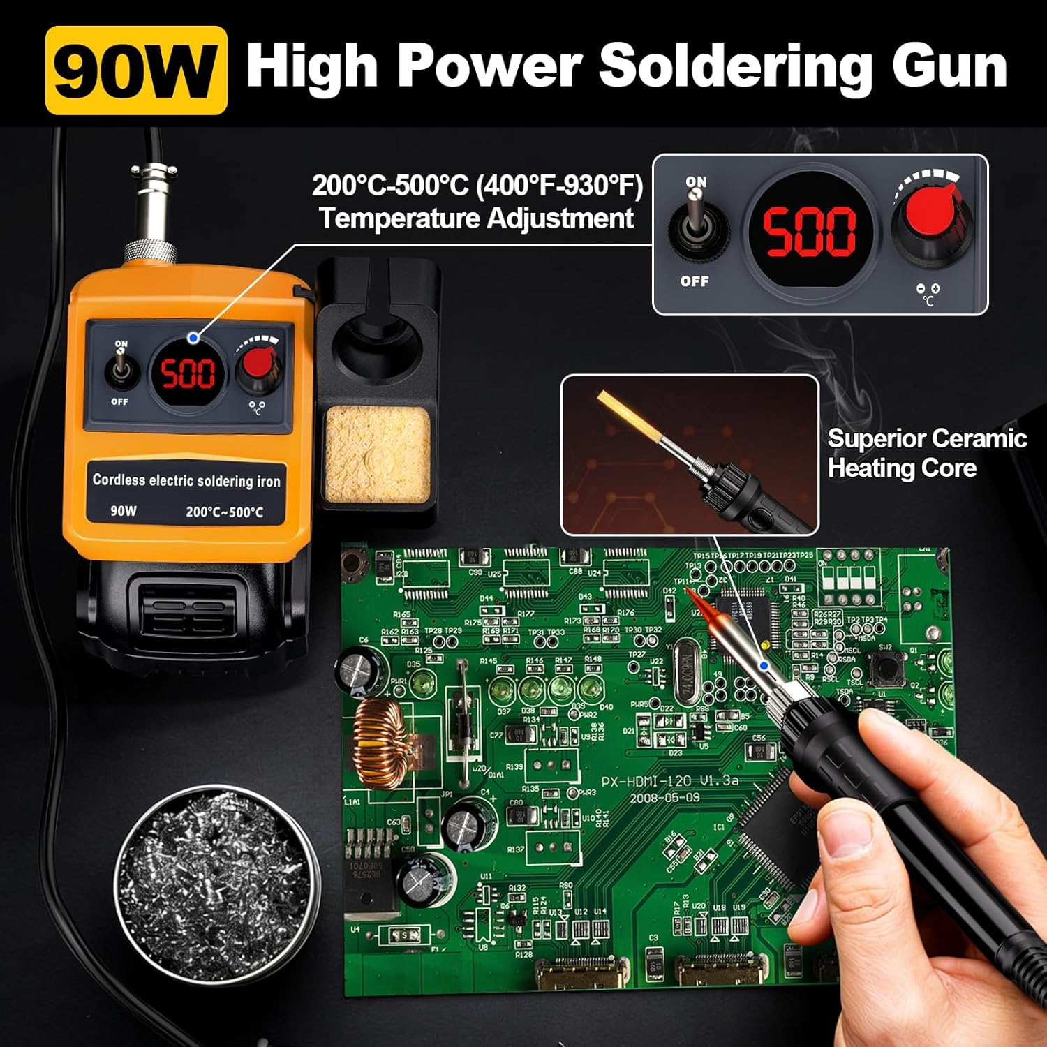 NEW Cordless Soldering Iron fo - Diy Electronics News のレビューと価格