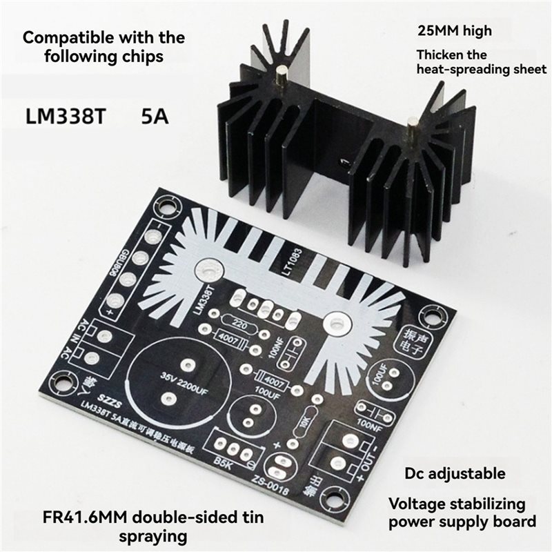 JABS-3X Adjustable Linear Regu - Diy Electronics Filament のレビューと価格