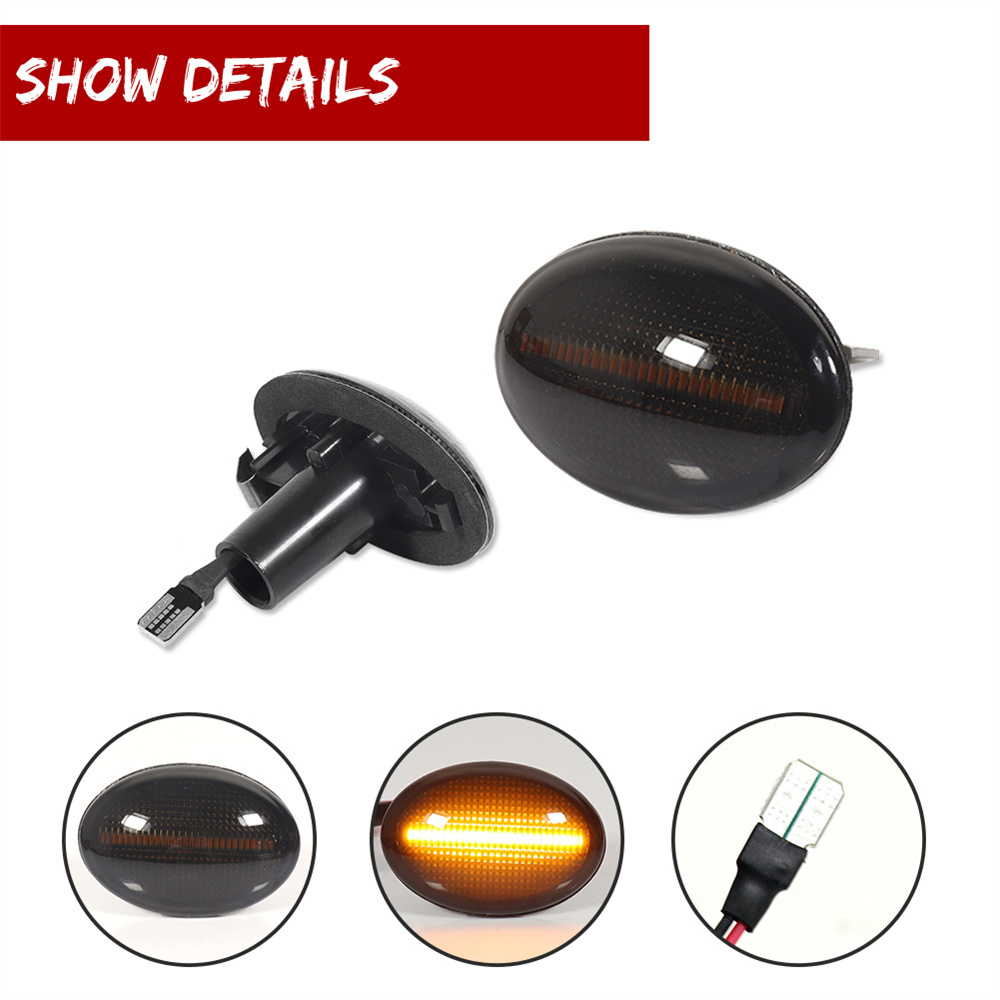 Amber Sequential LED Car Front - Diy Lamp Electronics のレビューと価格