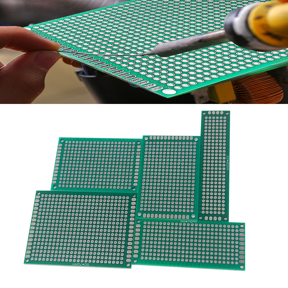 5PCS PCB Board Kit Single Side - Diy Electronics Breadboard のレビューと価格