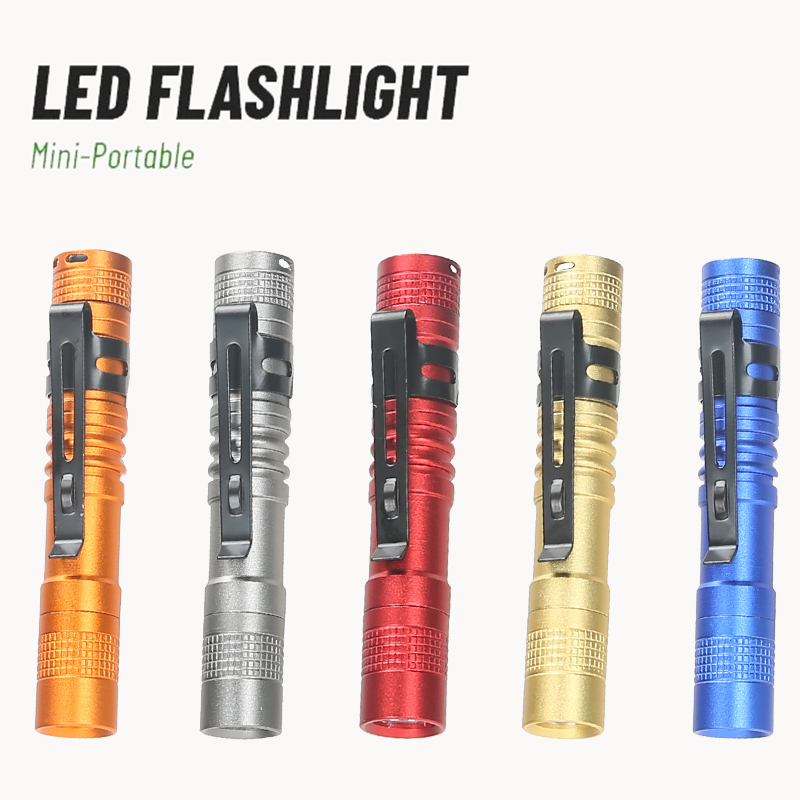 Portable Mini LED Pen Flashlig - Diy Lamp Electronics のレビューと価格