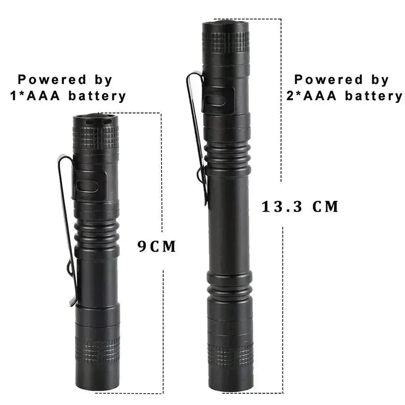 Portable Mini LED Pen Flashlig - Diy Lamp Electronics のレビューと価格