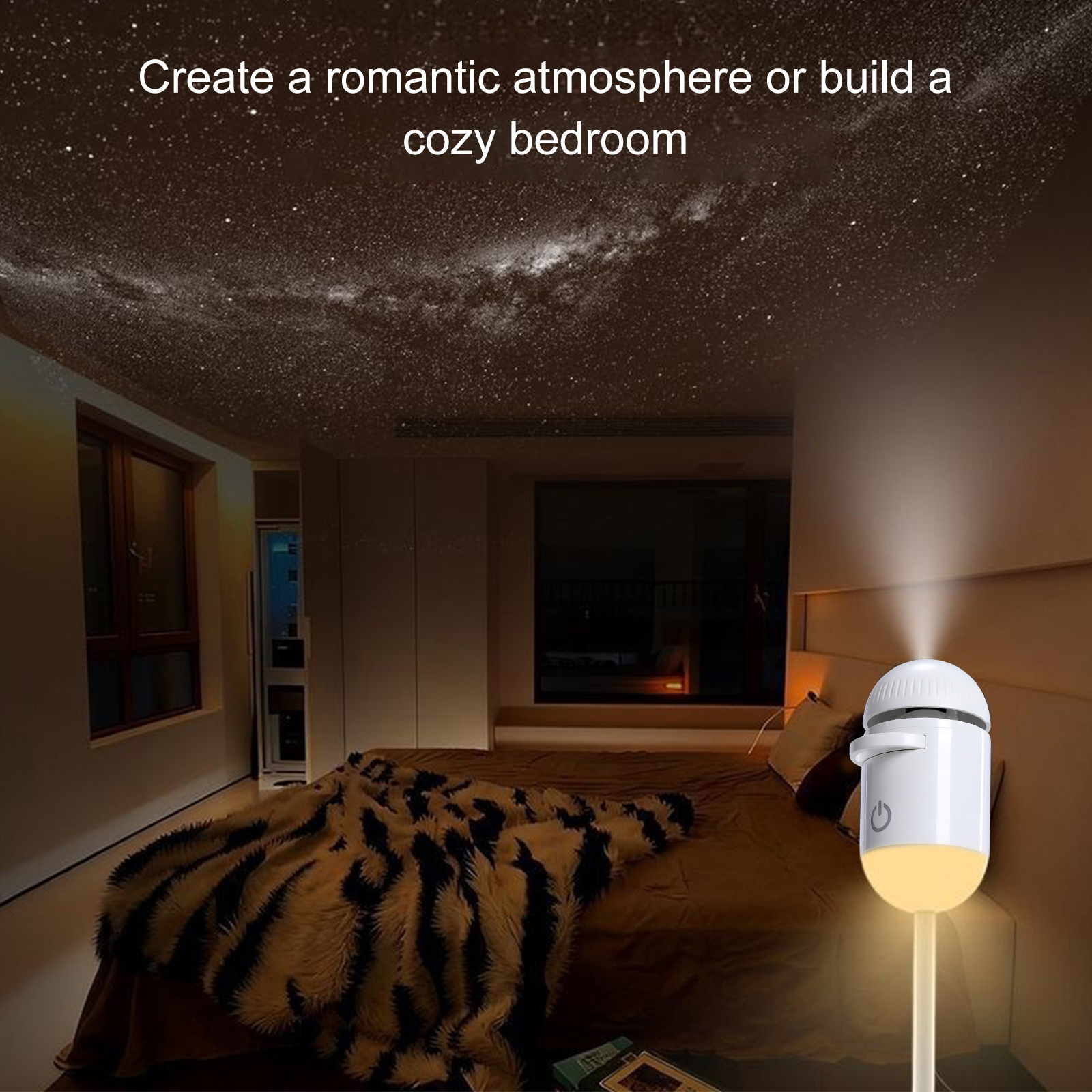 2-in-1 Mini Galaxy 360° Rotate - Diy Lamp Electronics のレビューと価格