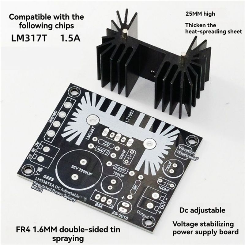 Adjustable Linear Regulated Po - Diy Electronics Filament のレビューと価格