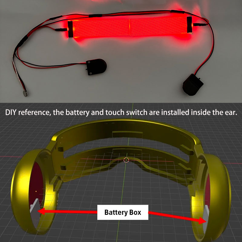 Red Flexible Bendable DIY LED  - Diy Halloween Electronics のレビューと価格