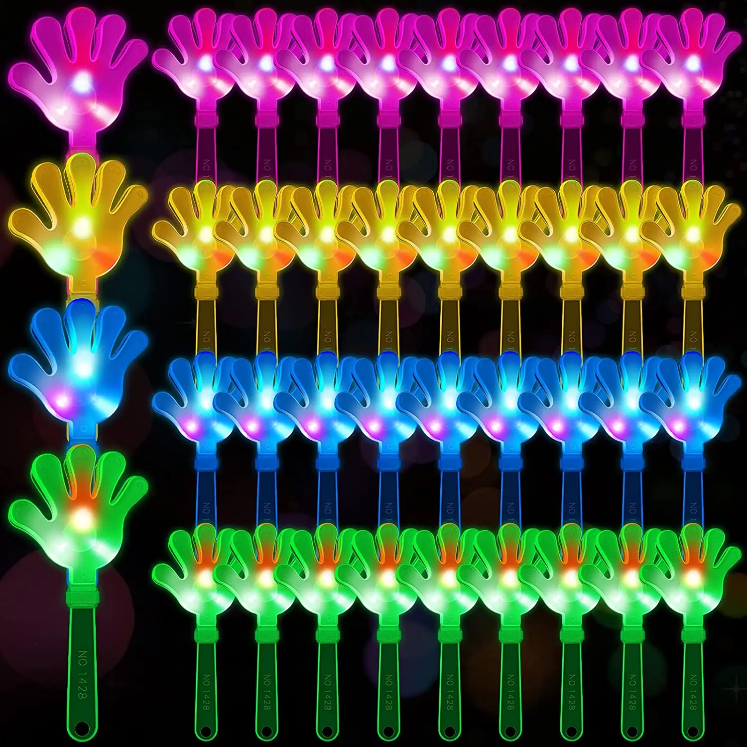 12pcs Hand Clappers Light up L - Diy Halloween Electronics のレビューと価格