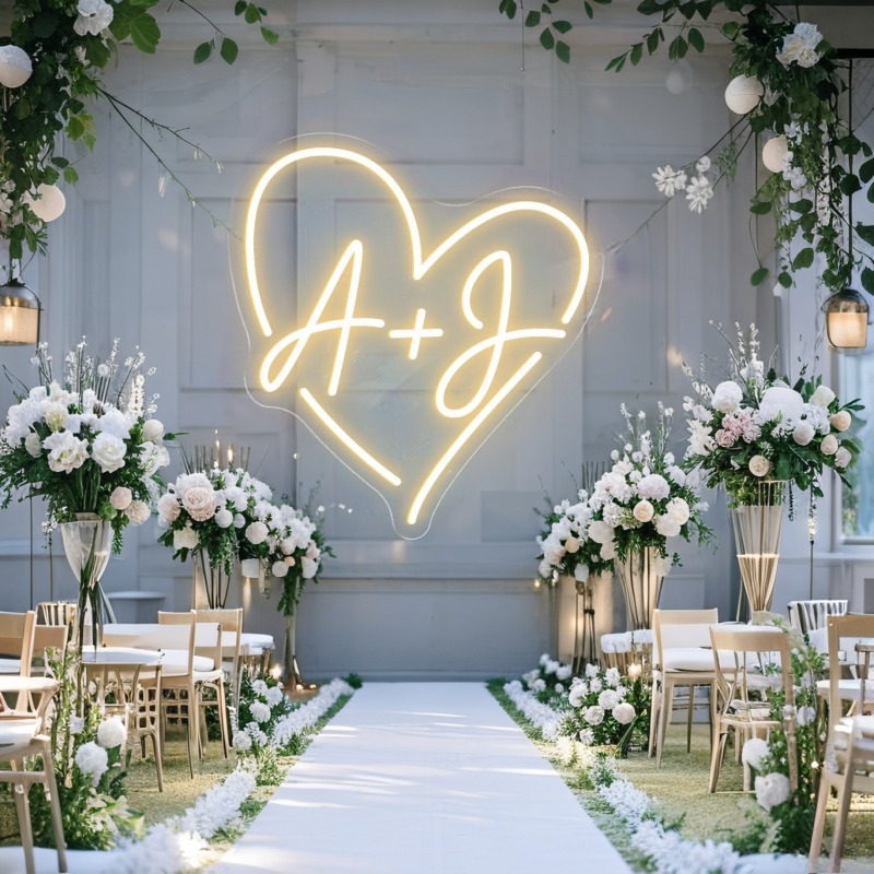 Custom Initials Heart LED Neon - Diy Halloween Electronics のレビューと価格