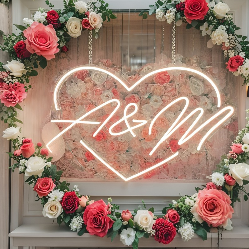 Custom Initials Heart LED Neon - Diy Halloween Electronics のレビューと価格