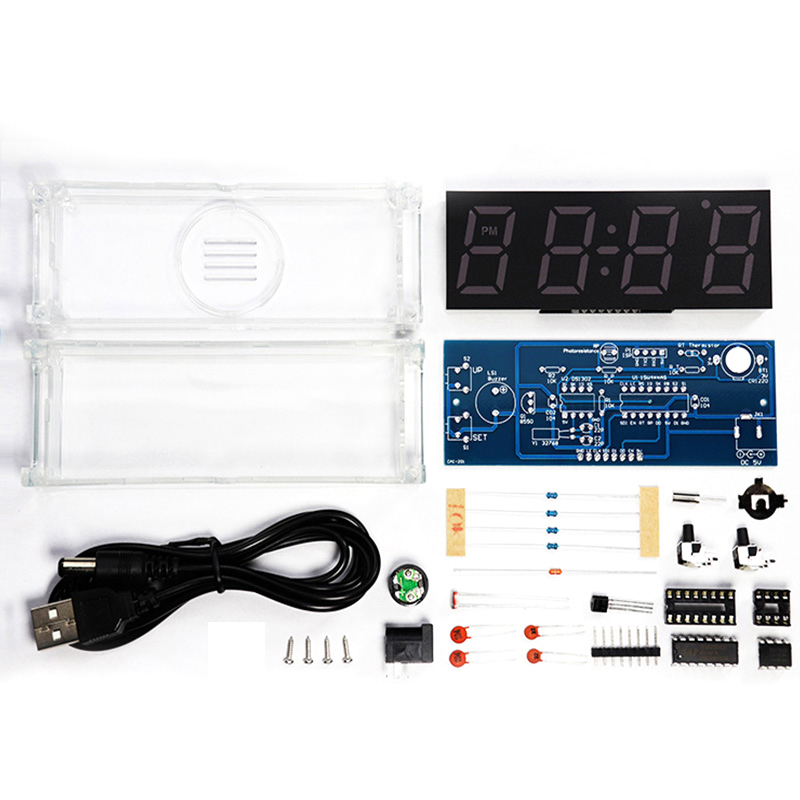 Digital Tube DIY Clock Kit Tem - Diy Electronics Tool Kit のレビューと価格