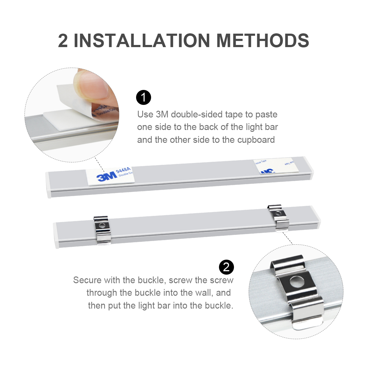 Bathroom Kitchen LED Under Cab - Ldr Light Sensor のレビューと価格