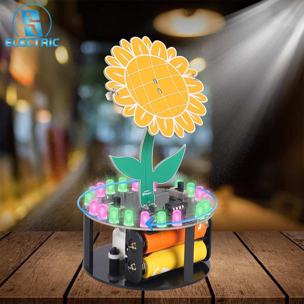 Light Chasing Sunflower Solder - Diy Electronics Gift Ideas のレビューと価格