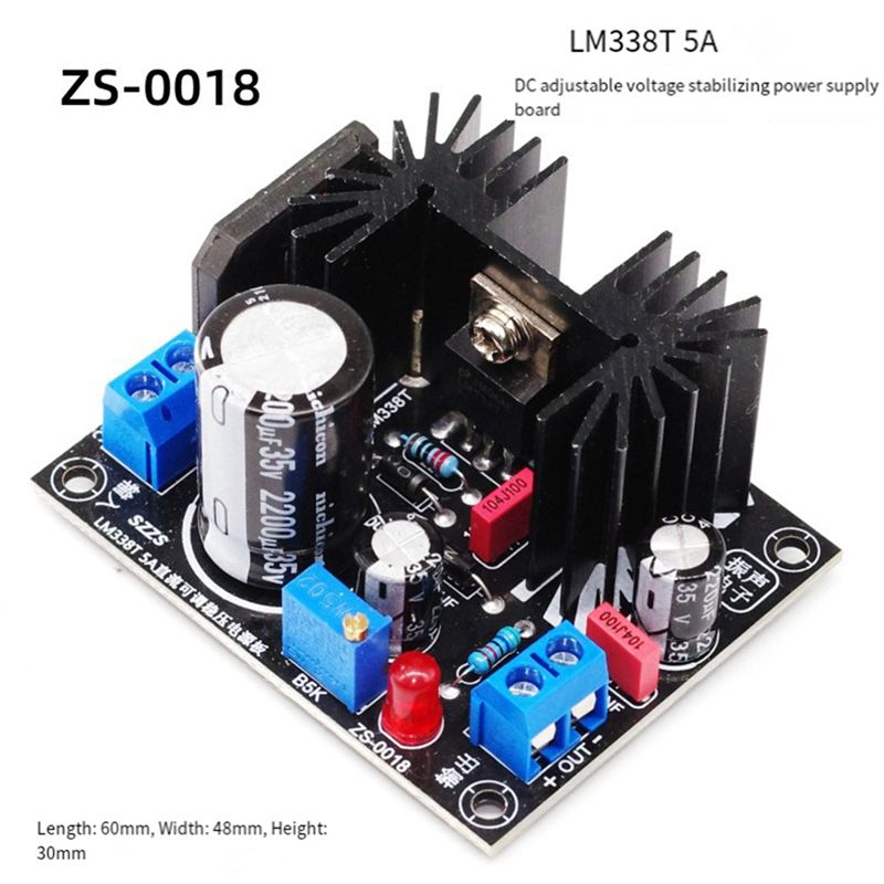 [EYEL!NEW!】 LM338 5A Adjustabl - Diy Electronics Filament のレビューと価格