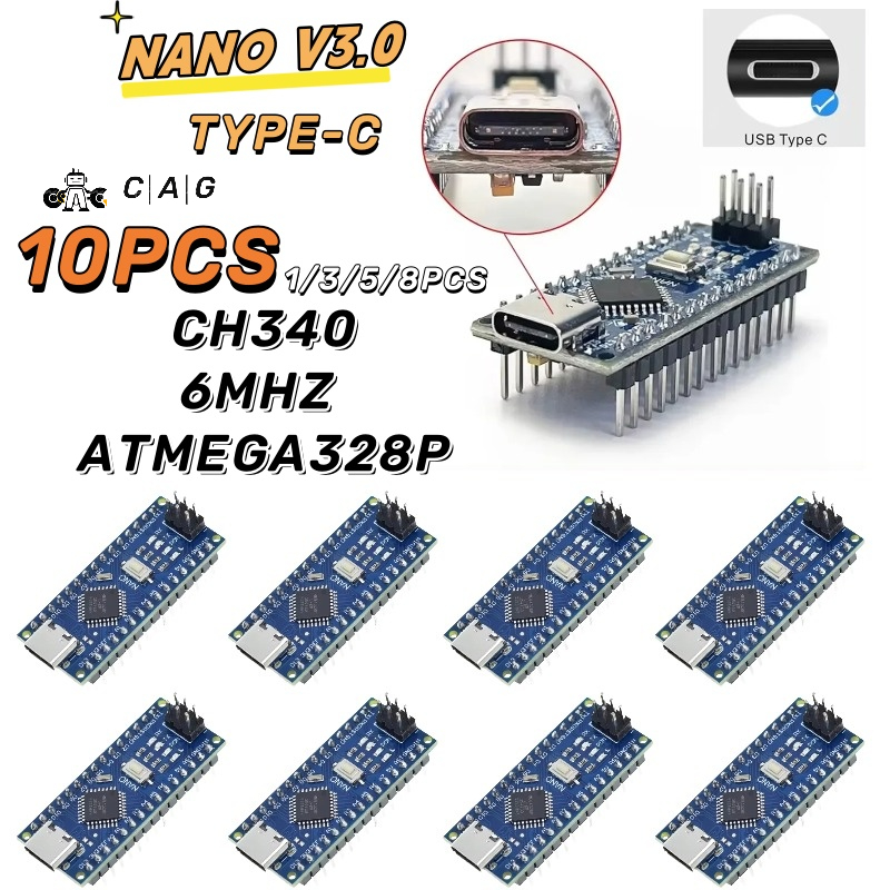 1 - 10PCS Type-C USB Nano 3.0  - Arduino Uno Starter Kit のレビューと価格
