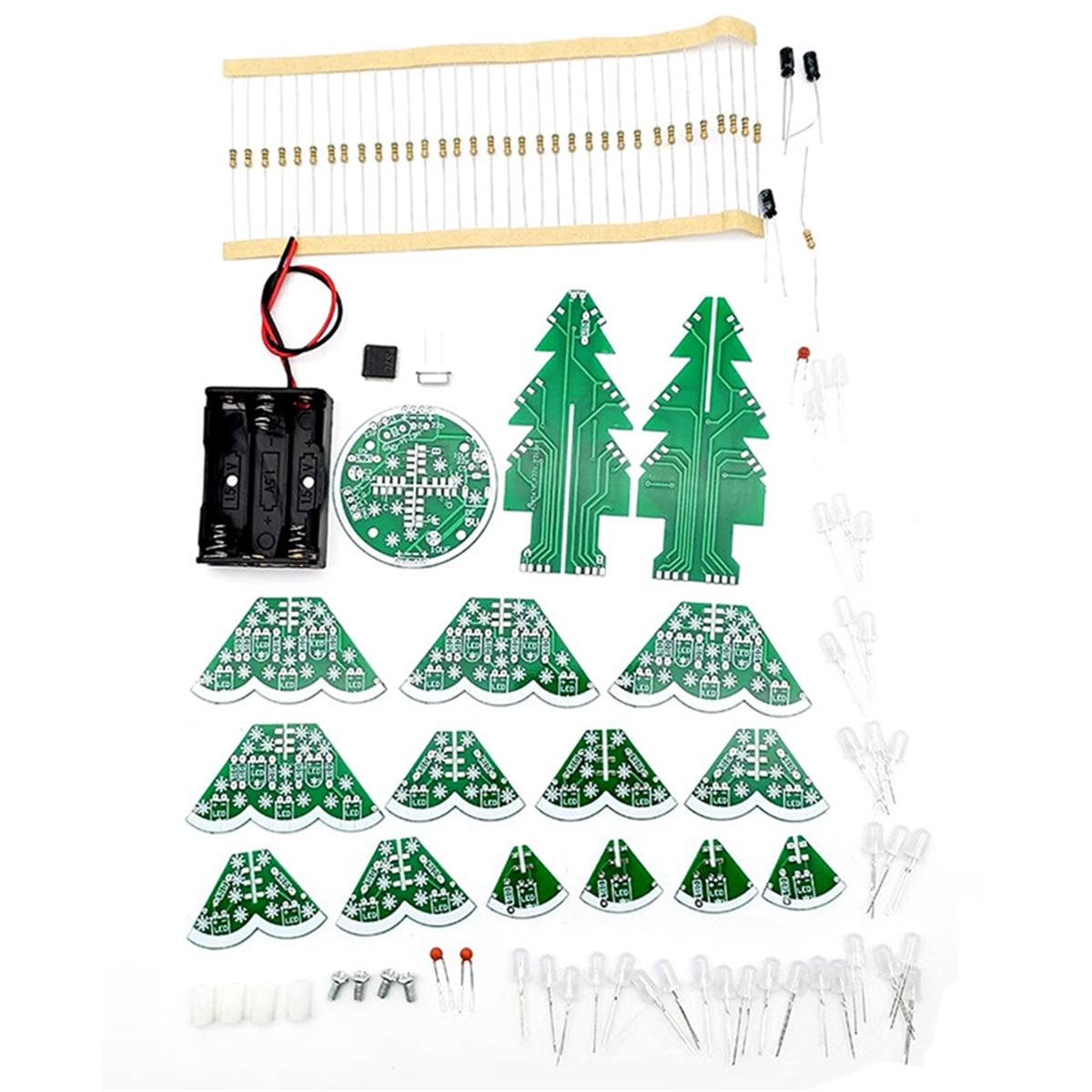 Newest! 3D Stereo Christmas Tr - Diy Electronics Tool Kit のレビューと価格
