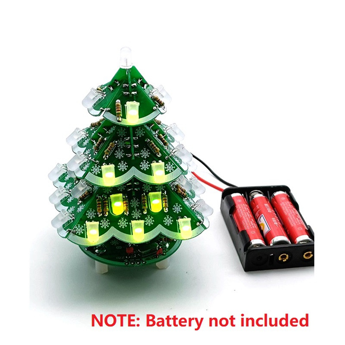 Newest! 3D Stereo Christmas Tr - Diy Electronics Tool Kit のレビューと価格