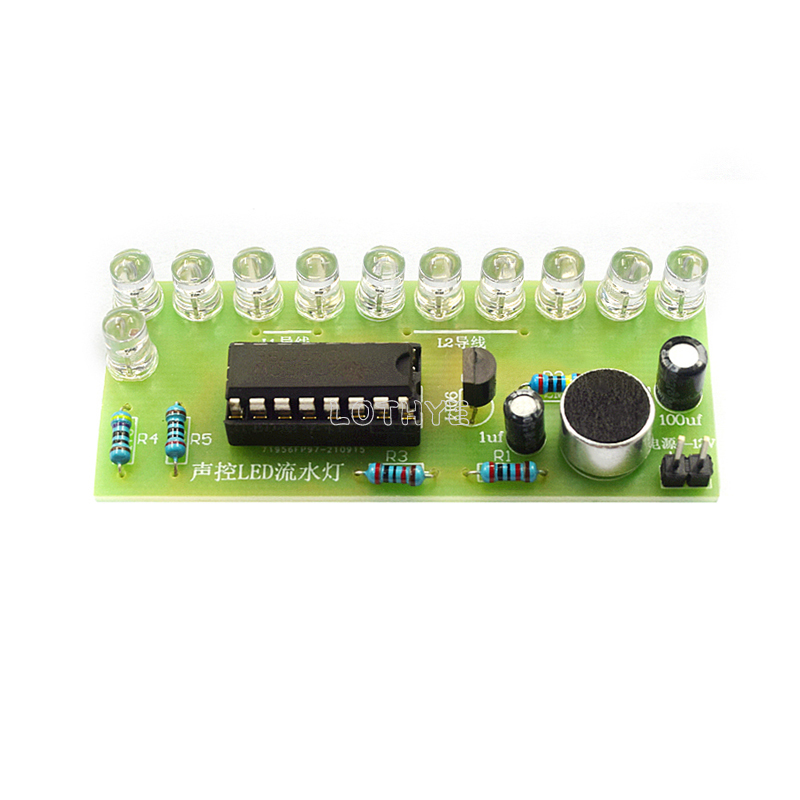 CD4017 Voice Control LED Water - Diy Electronics Tool Kit のレビューと価格