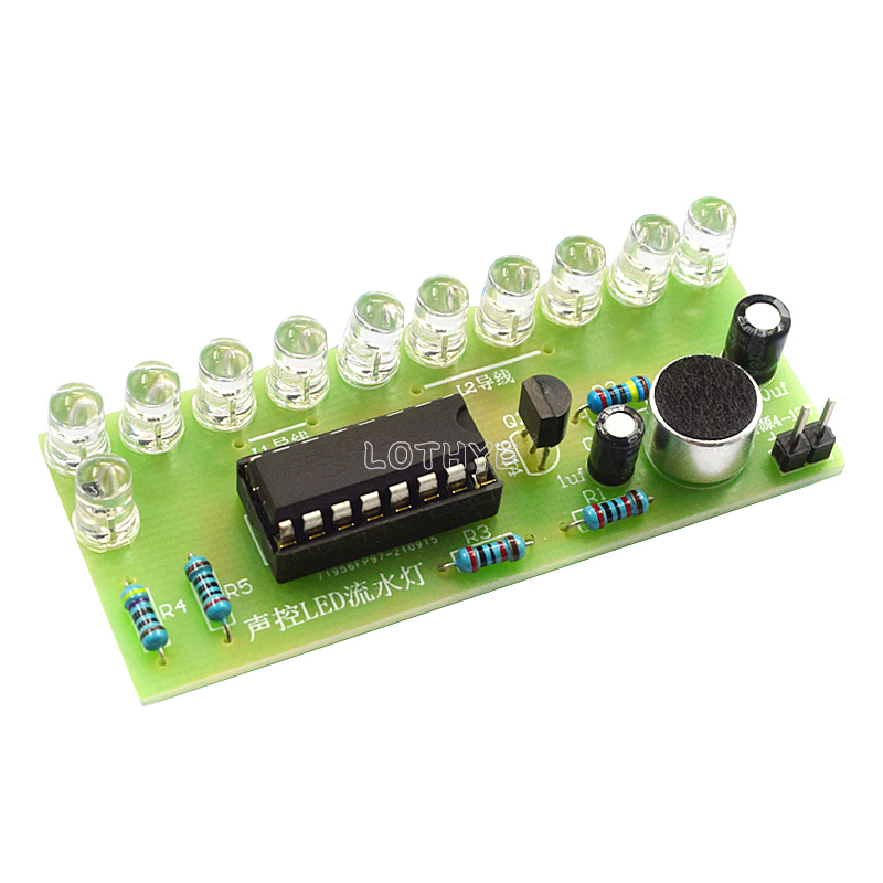 CD4017 Voice Control LED Water - Diy Electronics Tool Kit のレビューと価格
