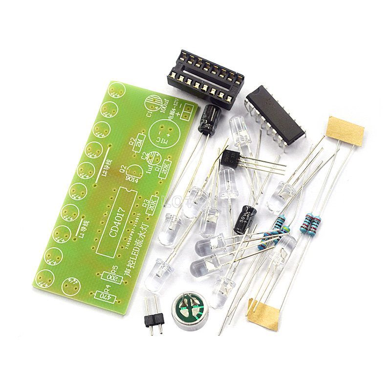 CD4017 Voice Control LED Water - Diy Electronics Tool Kit のレビューと価格